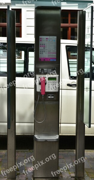 Phone Booth Telekom Call Coin-operated City