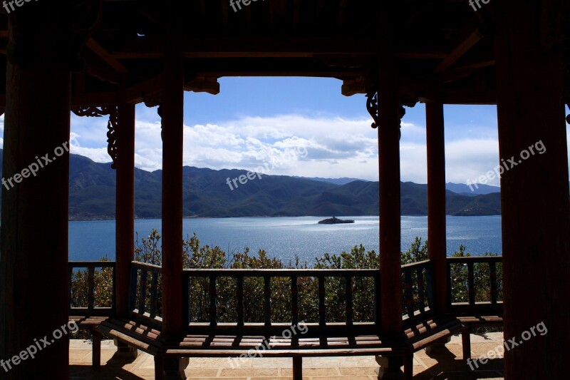 Lugu Lake In Yunnan Province The Scenery Free Photos