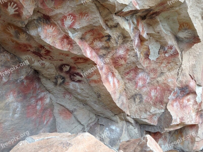 Cave Painting Patagonia Argentina Free Photos