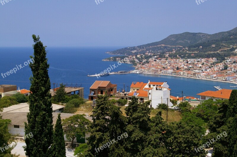 Samos Island Greece Vacations Sea