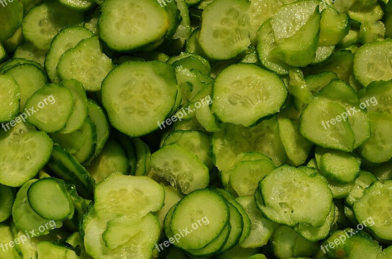 Cucumbers Salad Mizeria Vegetables Preparations