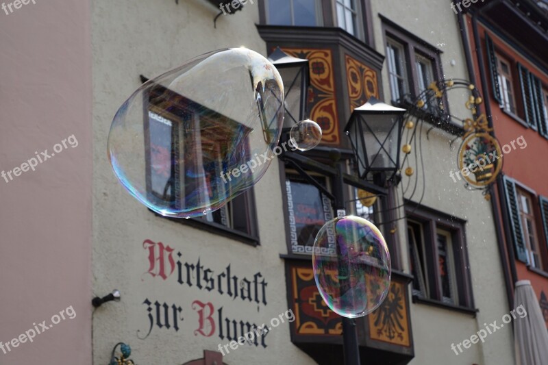 Rottweil Soap Bubbles Facade Saying Wall