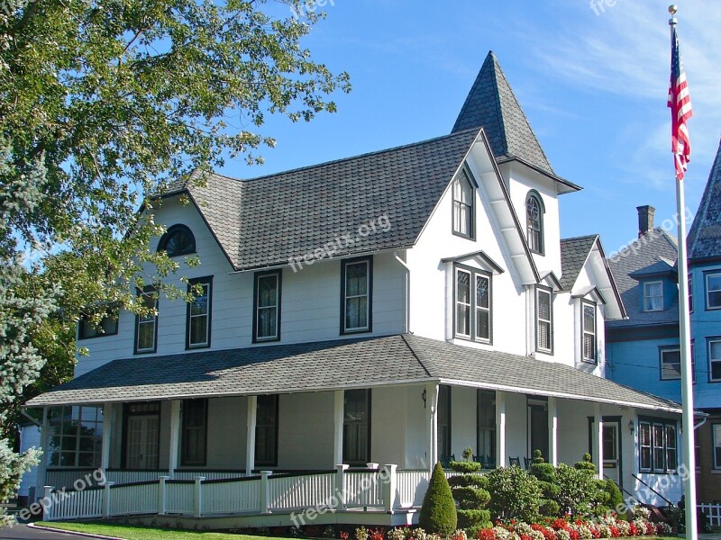 Washington Hildreth House Facade Building