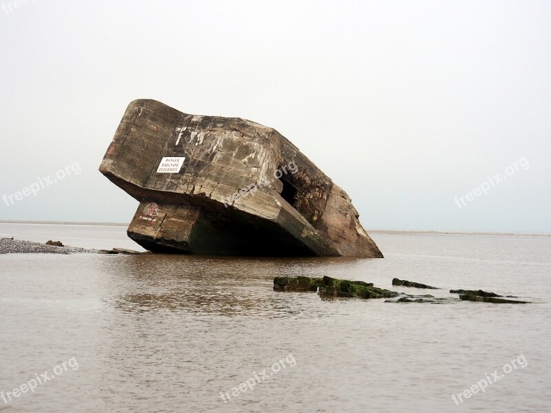 Casemate Pillbox Defense Fortification Concrete