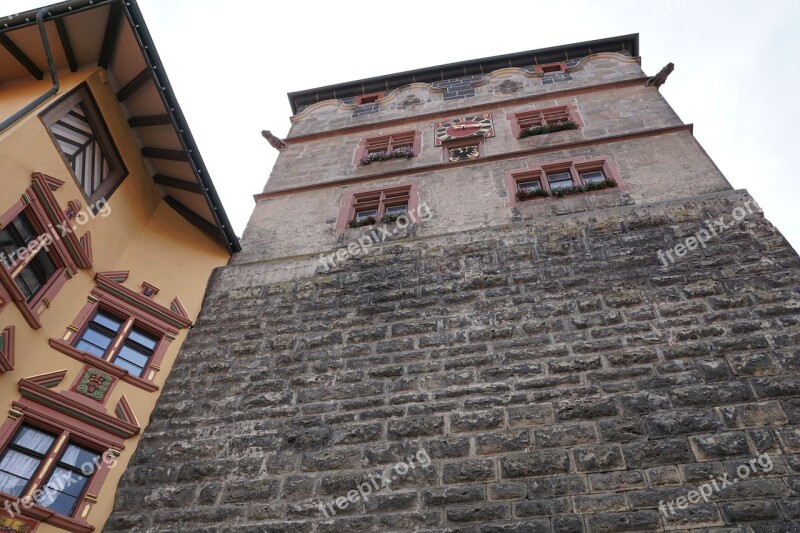 Rottweil Germany Facade House Historically