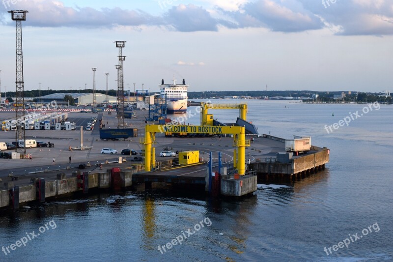 Port Rostock Skandinavienkai Kai Ship