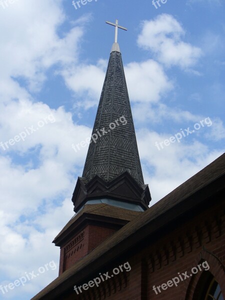 Church Spire Sky Architecture Historical