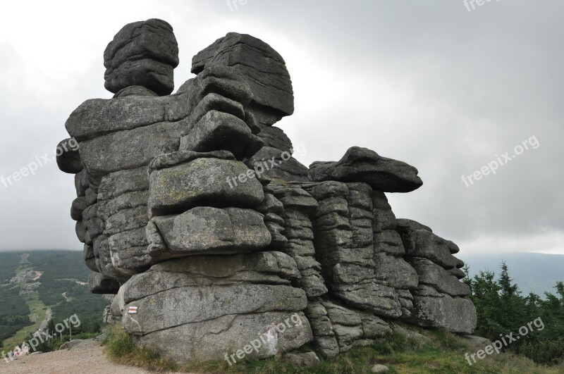 Mountains Rocks Summer Holidays Nature