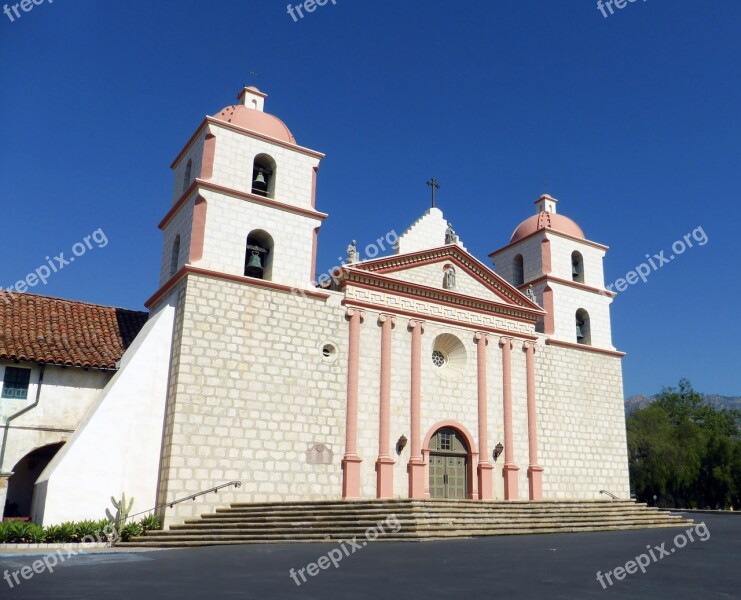 Santa Barbara Mission Church Landmark Missionary