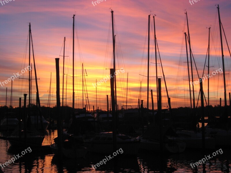 River Ensenada Candles Nature Sunset