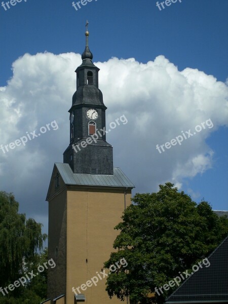 Brand-erbisdorf Mountain Town Steeple Free Photos