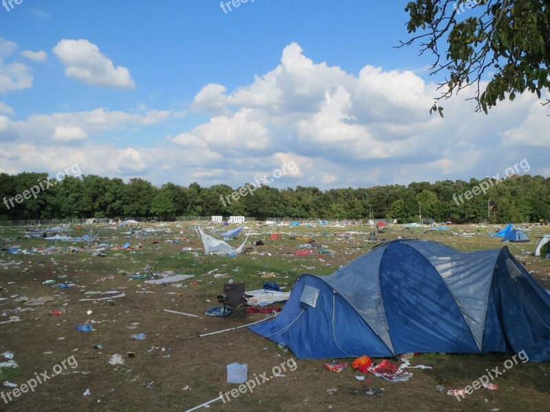 Rock N Heim Camping Festival Germany Destroyed