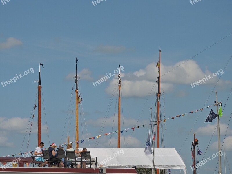 Skutsjesilen Aquatics Friesland Sailing Boat Recreation