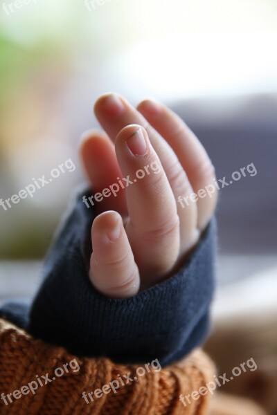 Baby Hand Finger Small Protected