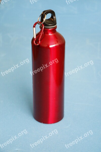 Water Bottle Red Bottle Water Drink Bottle