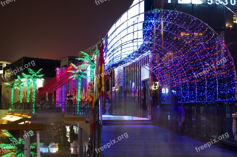 Nanning Folk Lake Bar Street Urban Landscape Free Photos