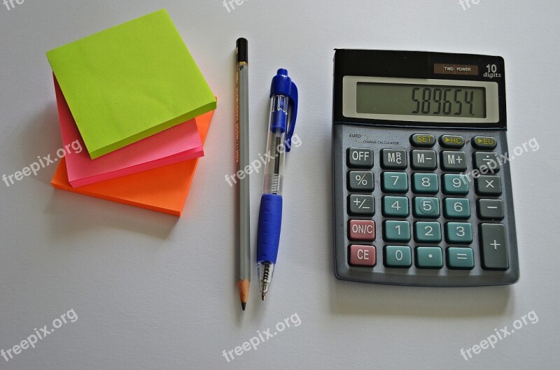 Office Business Work Desk Calculator Office Supplies