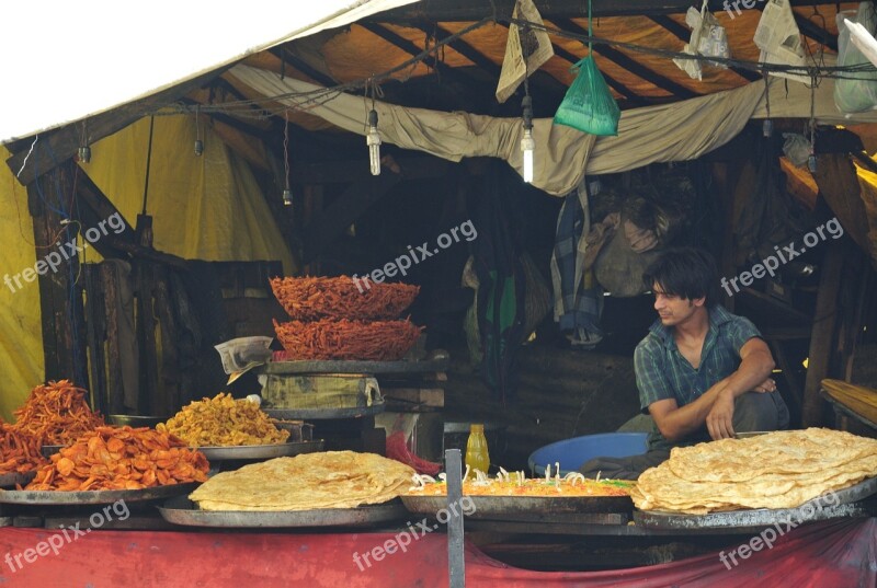 Kashmir Food Authentic Indian Market Free Photos