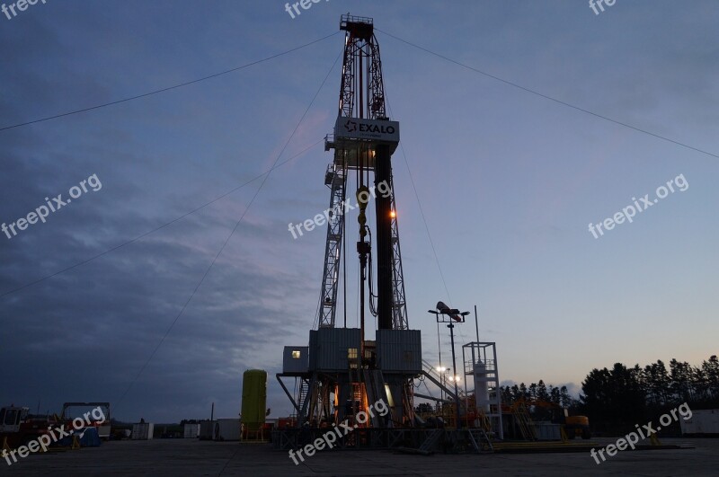 Natural Gas Search Oil Rig Drilling Rig Free Photos