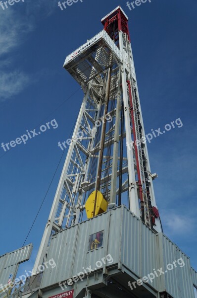 Gas Oil Rig Drilling Rig Free Photos