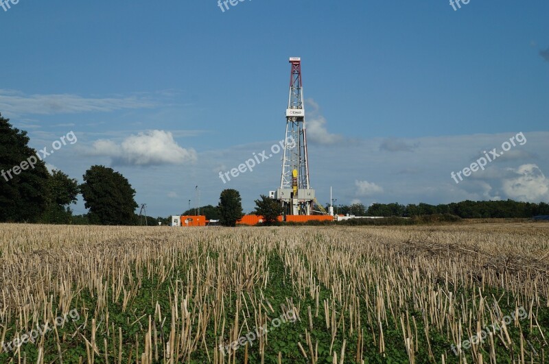 Gas Oil Rig Drilling Rig Free Photos