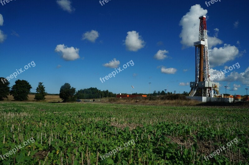 Gas Oil Rig Drilling Rig Free Photos