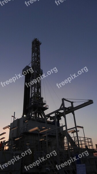 Gas Oil Rig Drilling Rig Free Photos