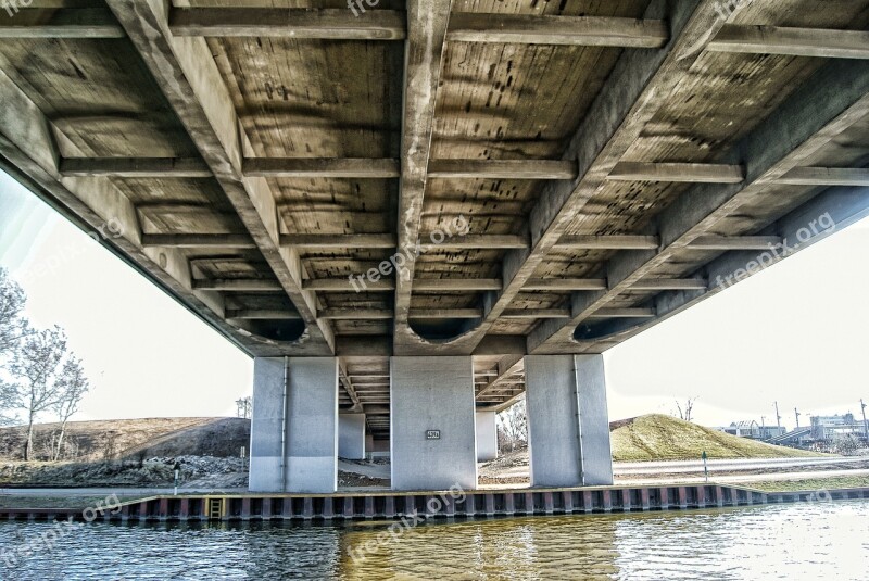 Bridge Wolfsburg Hdr Free Photos