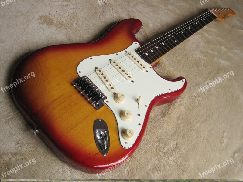 Guitar Fender Strat Stratocaster Musician