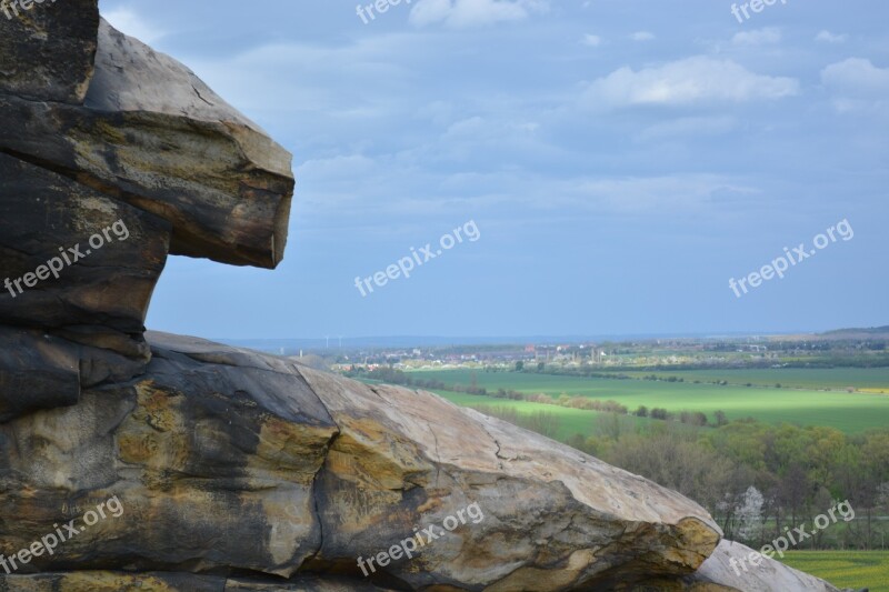 Rock Nature Landscape Stone Sky