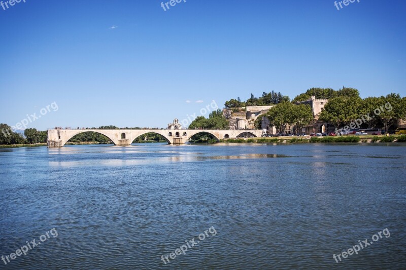 Bridge Of Avignon Vaucluse France Avignon Free Photos