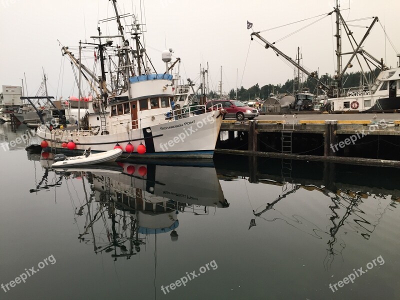 Fishing Boat Ocean Wharf Dock