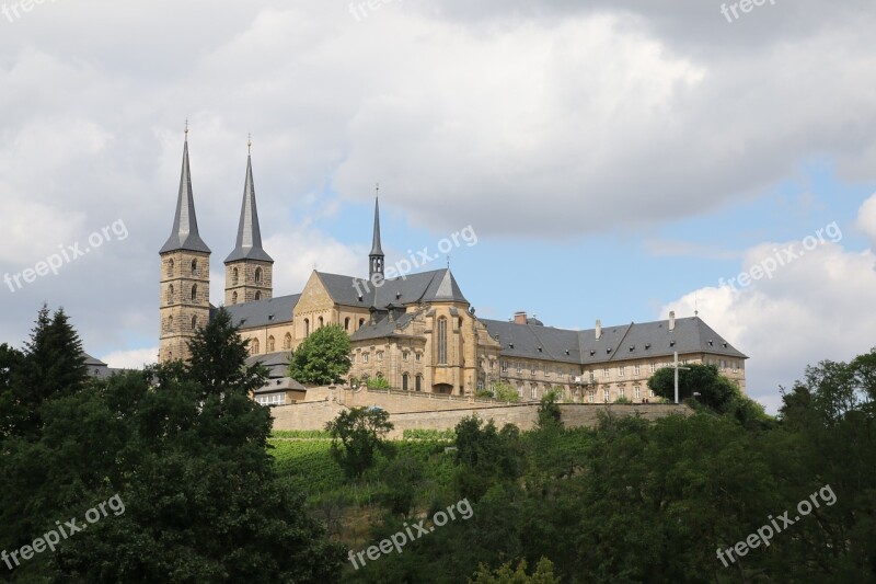 Bamberg Residence Castle Monastery Historically