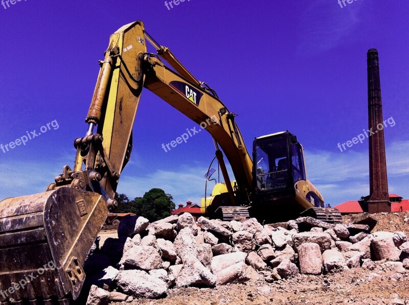 Excavator Construction Equipment Industry Excavation