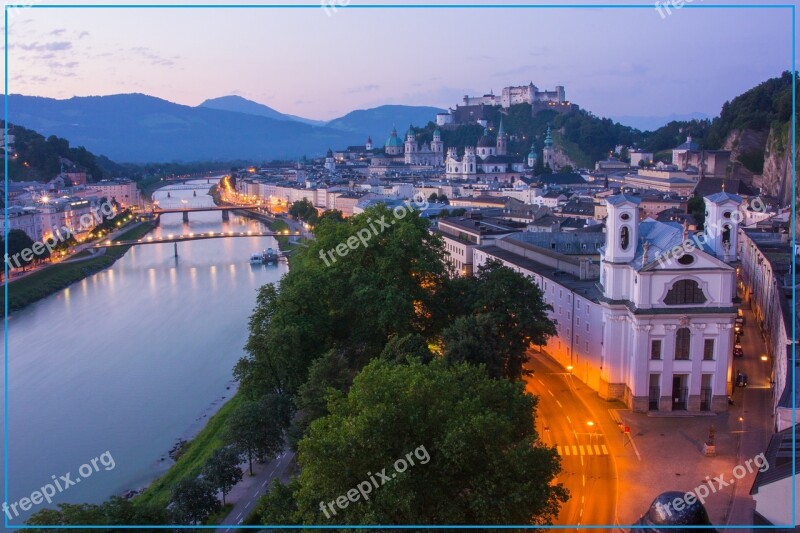 Salzburg Austria Historic Center Mönchberg Fortress