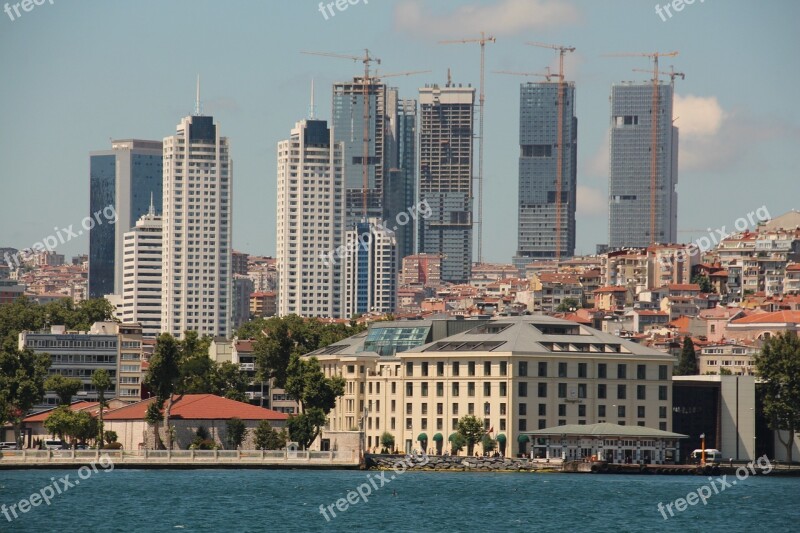 Throat Istanbul City Landscape Marine