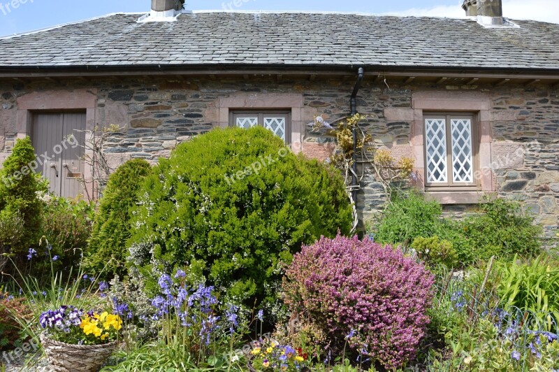 House Natural Stone Historically Scotland Home Garden