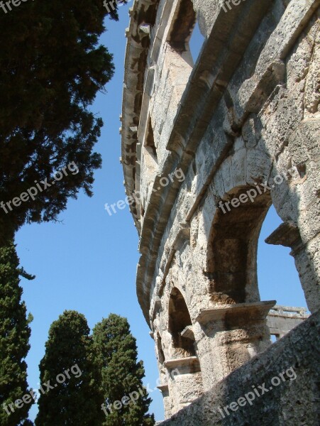 Pula Antiquity Archeologie Places Of Interest Gladiators