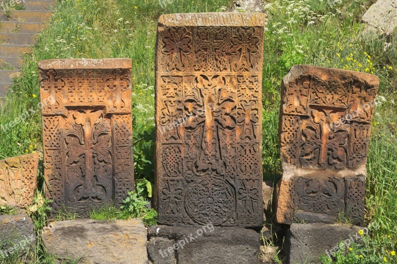 Armenia Kreuzenstein Stone Relief Free Photos