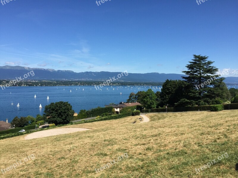 Lake Geneva Switzerland Lake Geneva Sailing