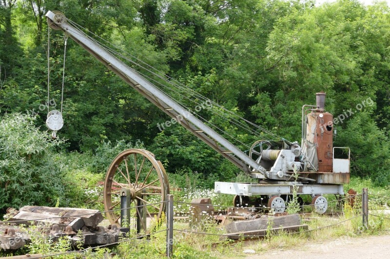 Vintage Machinery Crane Machinery Vintage Industrial