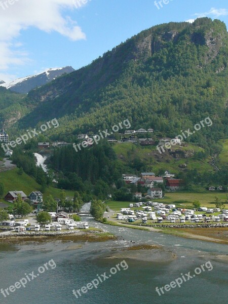 Overlooking Geiranger Geiranger Geirangerfjord Place Holiday Cruise