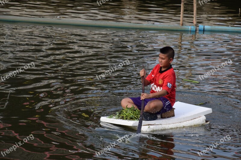 Kid Paddle Plastic Boat Young Ripple