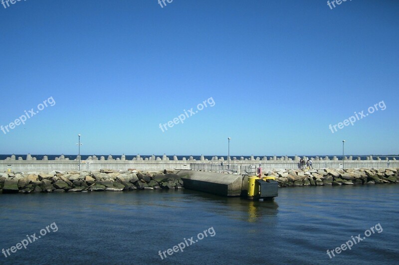 Port Kolobrzeg Poland Baltic Sea Free Photos