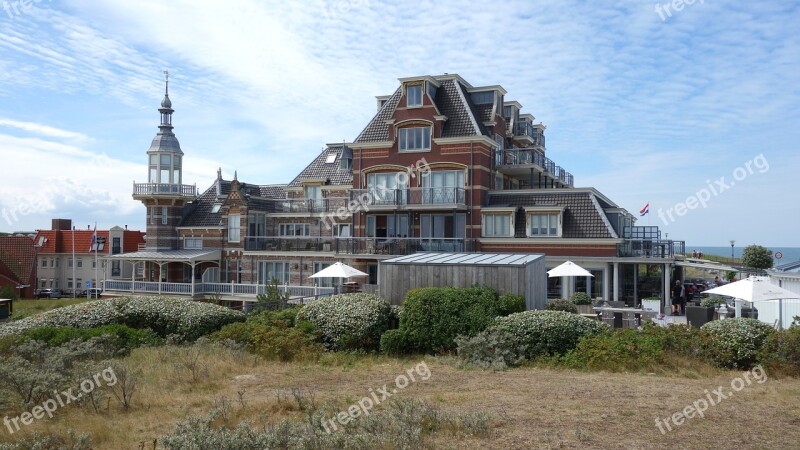 Domburg Coast Hotel Bathing Pavilion Beach