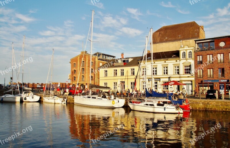 Stralsund Sea Port Ship Sailing Boat