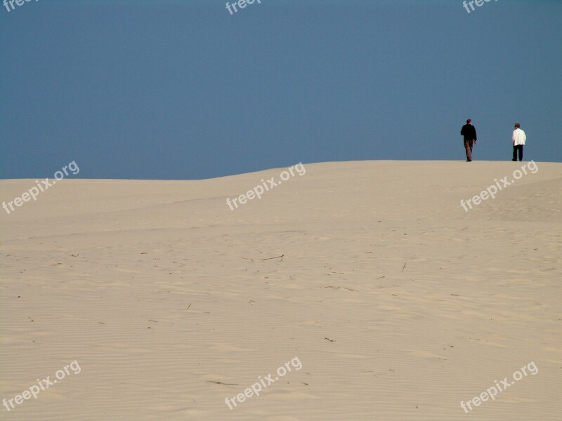 Dune Sand Denmark North Sea Wide