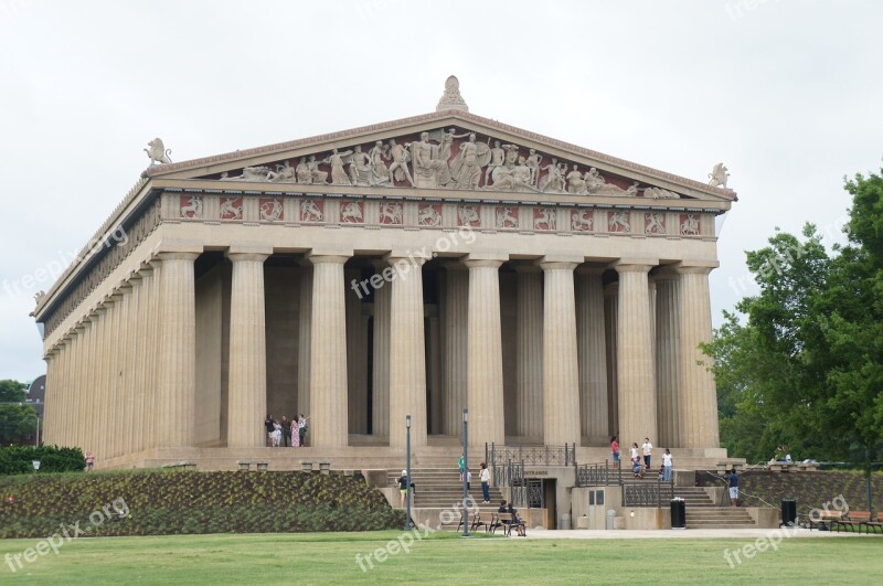 Parthenon Park Architecture Centennial Park Nashville