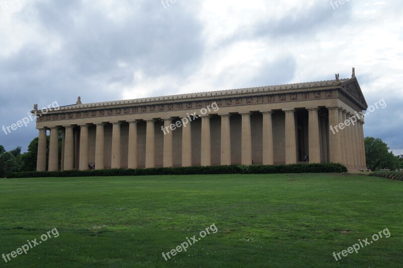 Parthenon Park Architecture Centennial Park Nashville