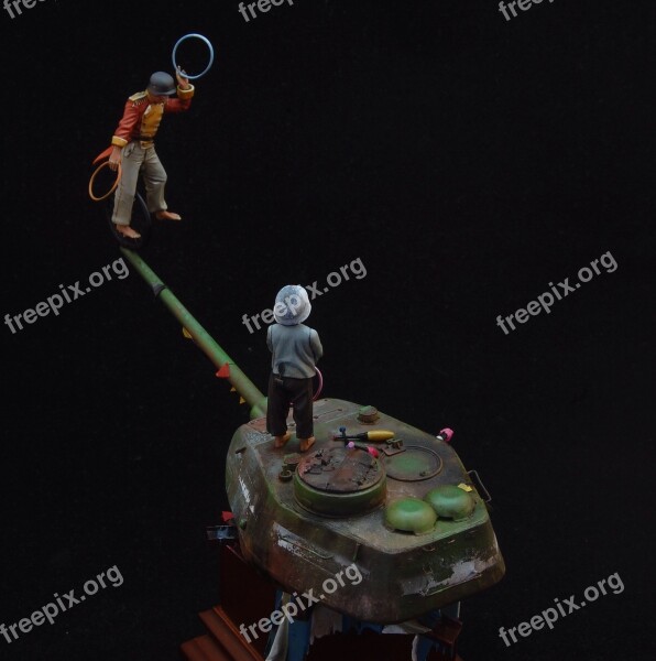 Circus War Miniature Free Photos